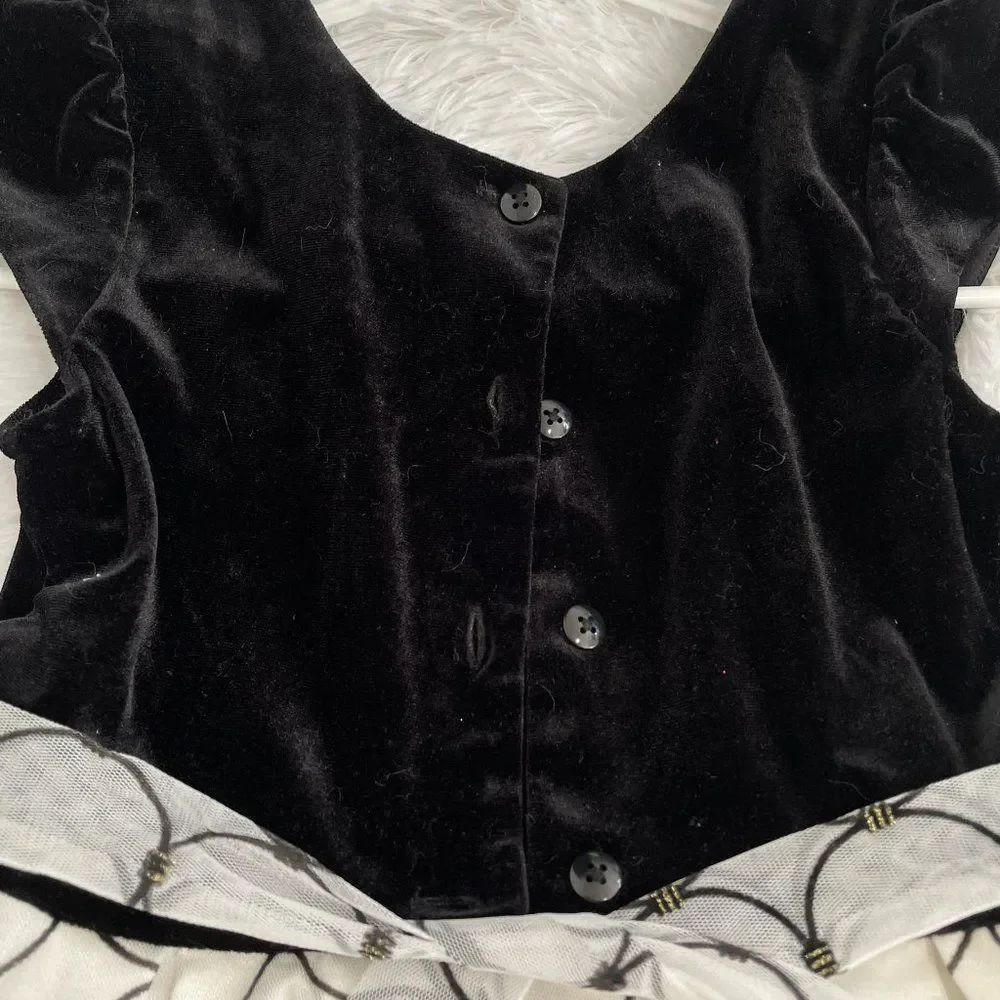 Girls Jona Michelle Black and White Formal Dress Size 8